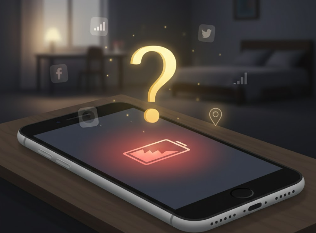 penyebab baterai hp cepat habis